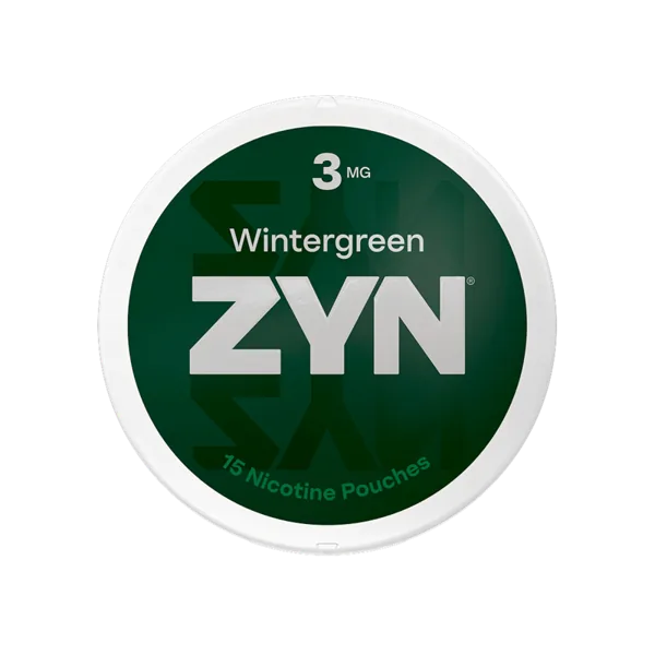 ZYN Wintergreen 3mg nicotine pouch can (image: official brand site)