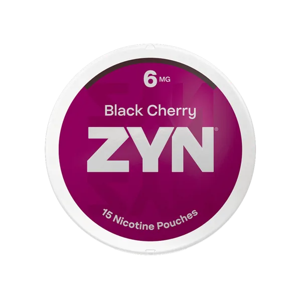 ZYN Black Cherry 6mg nicotine pouch can (image: official brand site)