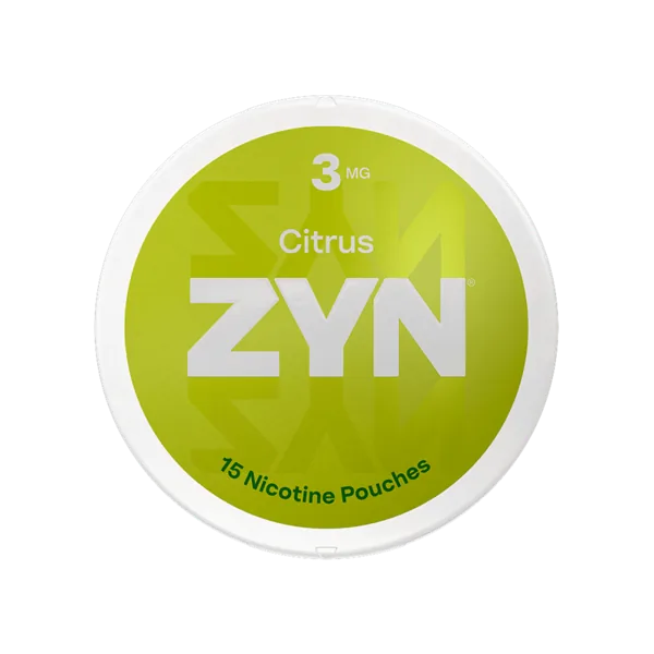 ZYN Citrus 3mg nicotine pouch can (image: official brand site)