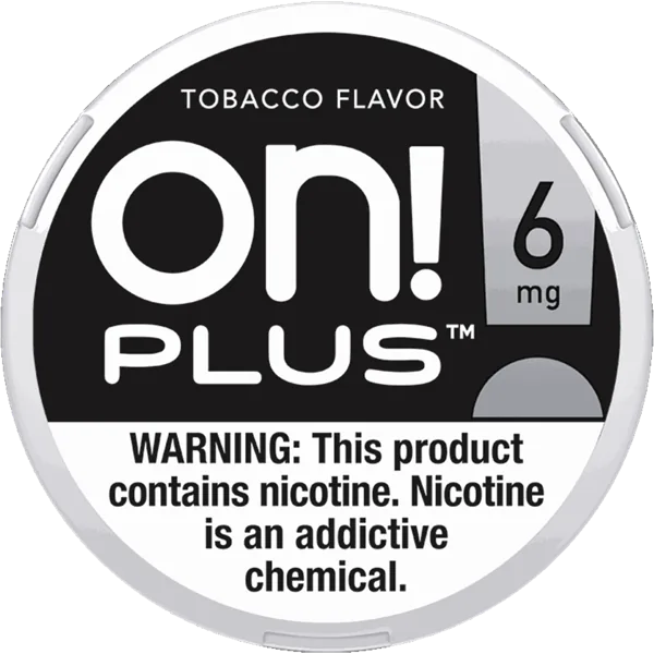 on! PLUS Tobacco 6mg nicotine pouch can (image: Northerner product page)