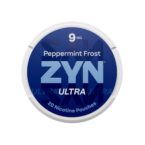 ZYN Ultra Peppermint 9mg nicotine pouch can (image: official brand site)