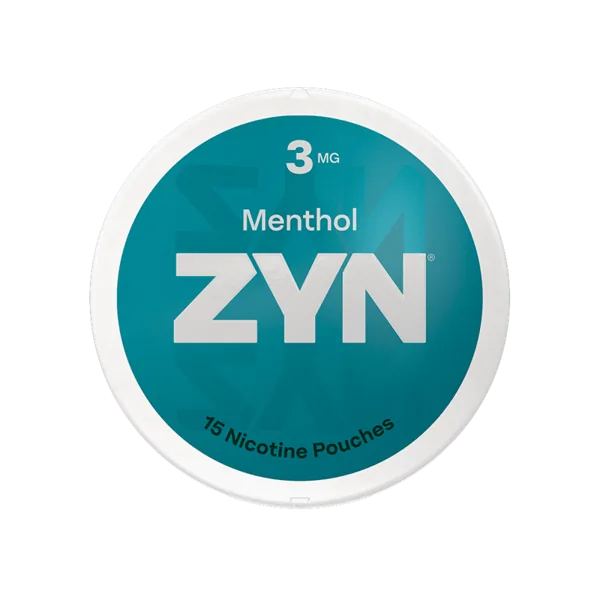ZYN Menthol 3mg nicotine pouch can (image: official brand site)