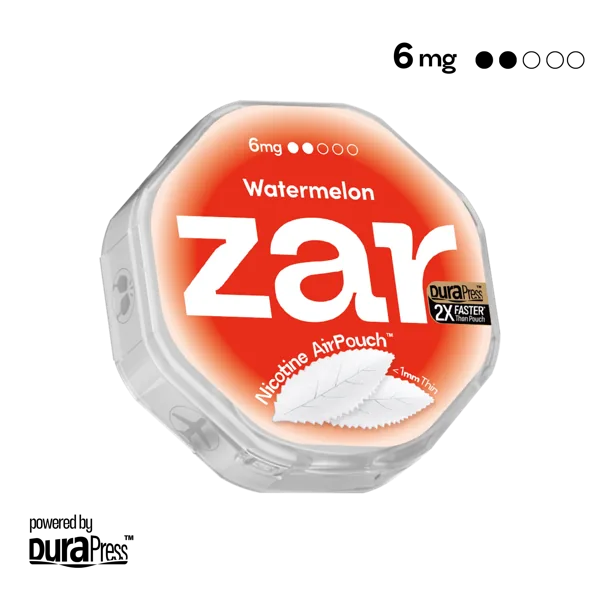 ZAR Watermelon 6mg nicotine pouch can (image: official brand site)