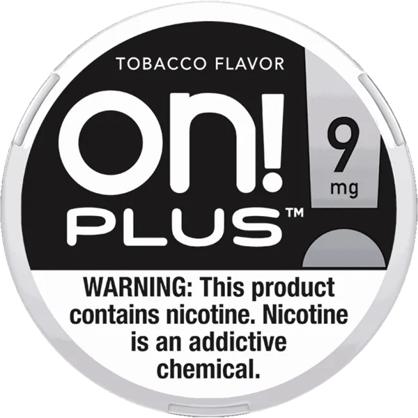 on! PLUS Tobacco 9mg nicotine pouch can (image: Northerner product page)