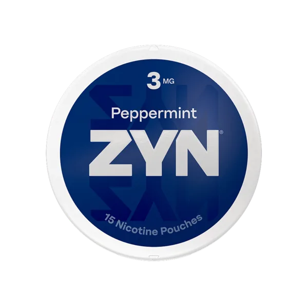ZYN Peppermint 3mg nicotine pouch can (image: official brand site)