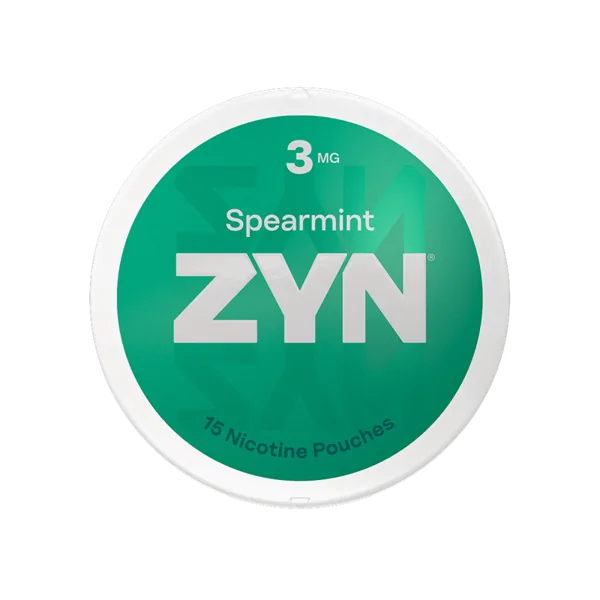 ZYN Spearmint 3mg nicotine pouch can (image: official brand site)