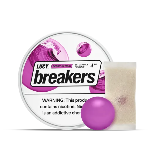 Lucy Breakers Berry Citrus 4mg nicotine pouch can