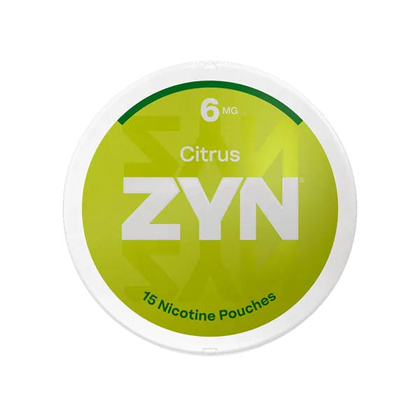 ZYN Citrus 6mg nicotine pouch can (image: official brand site)