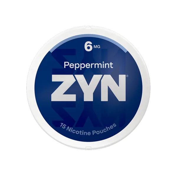 ZYN Peppermint 6mg nicotine pouch can (image: official brand site)