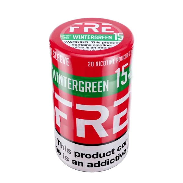 FRE Wintergreen 15mg can — front view